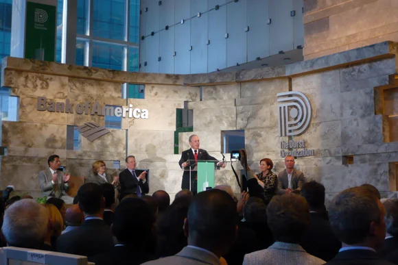   Bloomberg acting mayoral.  