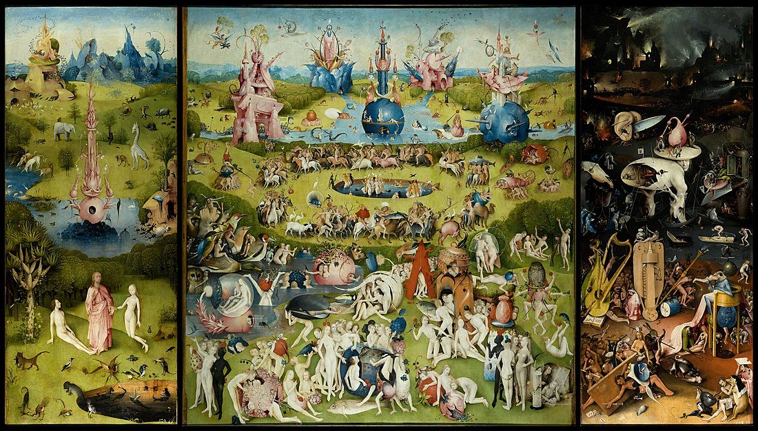  The Garden of Earthly Delights, Hieronymus Bosch, c1500 